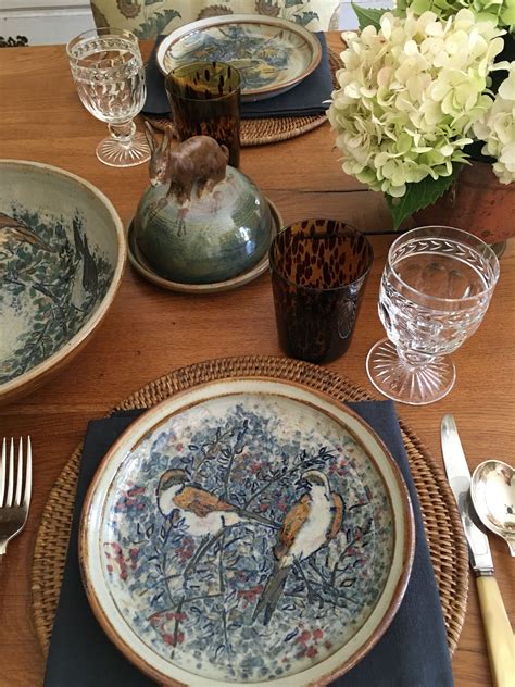 A properly set table is a canvas for a beautiful meal. Perfect table setting for an Autumn lunch | Lunch table ...