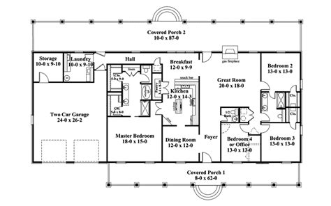 Linwood One Story Home Plan 028d 0072 House Plans And More