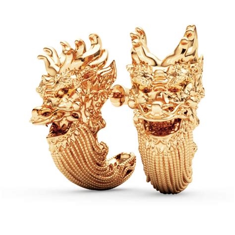 Chinese Dragon Earrings Etsy