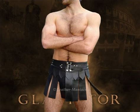 Gladiator Rock Wie Lendenschurz Aus Echtem Leder Leather Maniacs