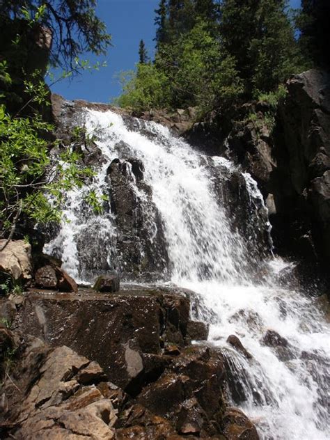 Pecos Falls In The Heart Of The Pecos Wilderness Ne Of Santa Fe This