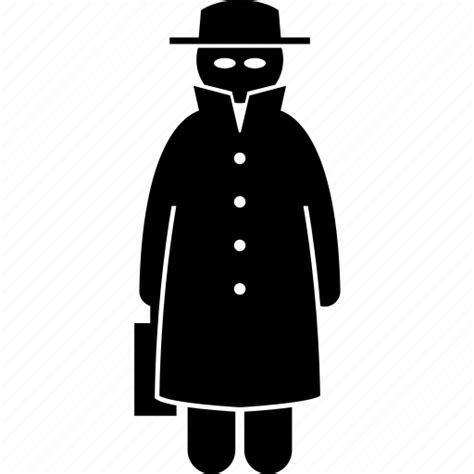 Agent Confidential Man Mysterious Secret Secretive Spy Icon