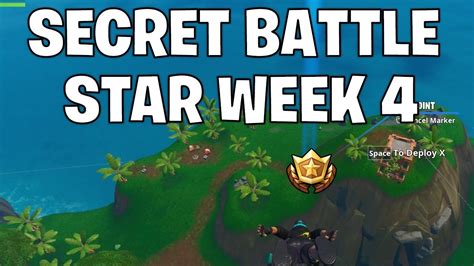 Secret Battle Star Week 4 Fortnite Season 10 Youtube