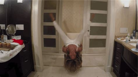 Stretching Funny Things Girls Do In The Bathroom