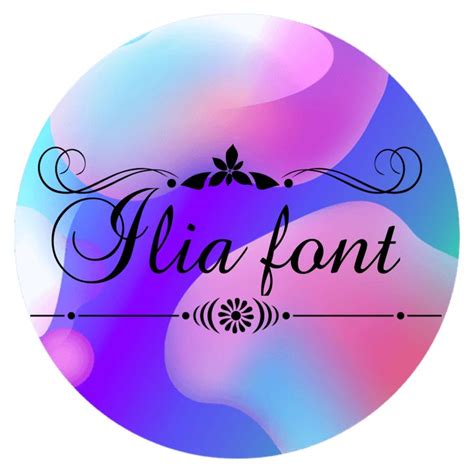 Ilia Font Logo 2 Logo Fonts