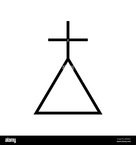 The Symbol Of The Phosphorus One Of The Symbols Of Alchemy Black And