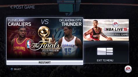Get a preview of the oklahoma city thunder vs. NBA LIVE 15 cavs vs. Okc thunder - YouTube