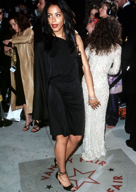 Throwback Aaliyah At Vanity Fairs Oscar Party Lipstick Alley