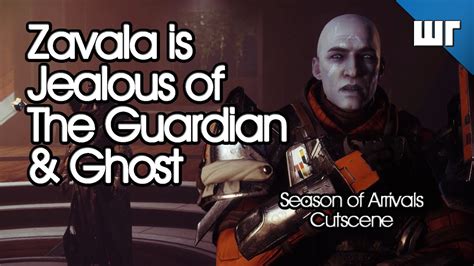 Zavala Is Jealous Of The Guardian And Their Ghost Cutscene Destiny 2