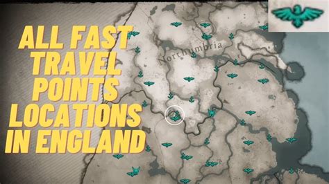 All Fast Travel Points In England Assassin S Creed Valhalla YouTube