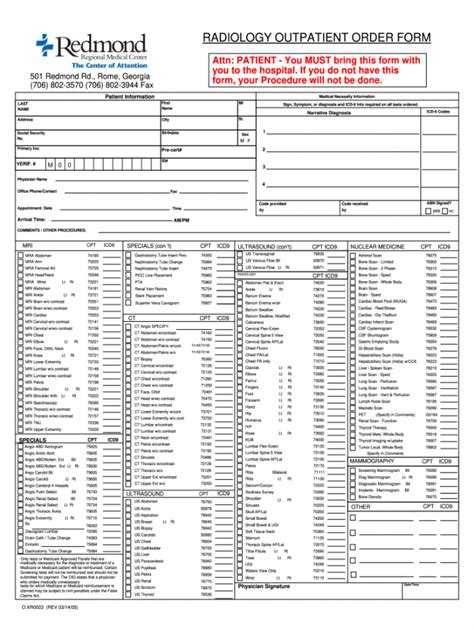 Printable Humana Radiology Precertification Request Form Printable Forms Free Online