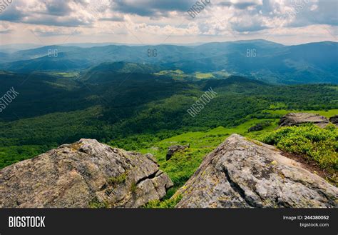 Rocks On Edge Mountain Image And Photo Free Trial Bigstock