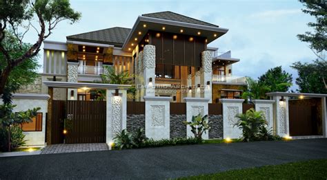Inilah 5 desain rumah bali terbaik dan ciri khas arsitekturnya yang bisa menjadi referensi terbaik bagi anda! Desain Rumah Style Villa Bali Tropis yang Mewah dan Unik ...