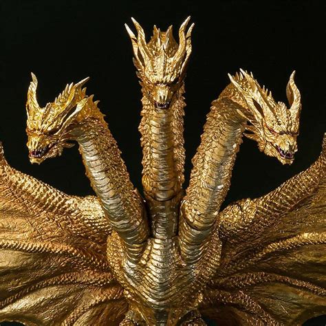 Godzilla Figurine King Ghidorah Special Color Sh Monsterarts