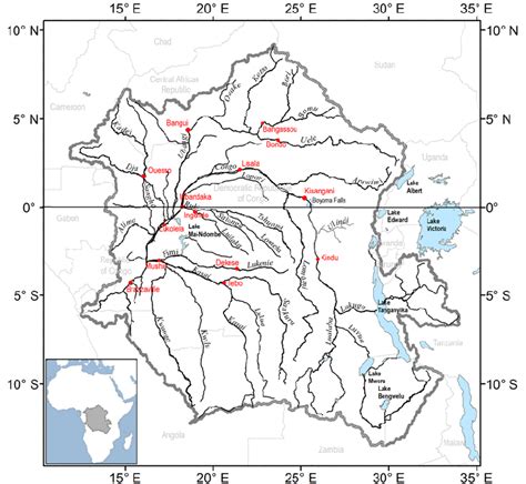 The Principal Tributaries And Lakes In The Congo Basin Download