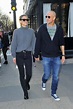 bar refaeli and husband adi ezra are all smiles as they leave l'avenue ...