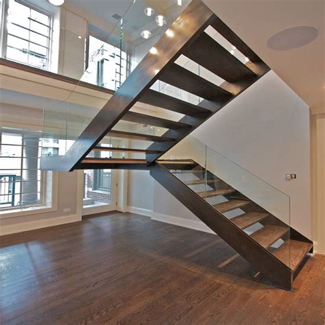 Modern Design Interior Steel Straight Staircase For Residential House