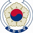 Das Wappen von Südkorea