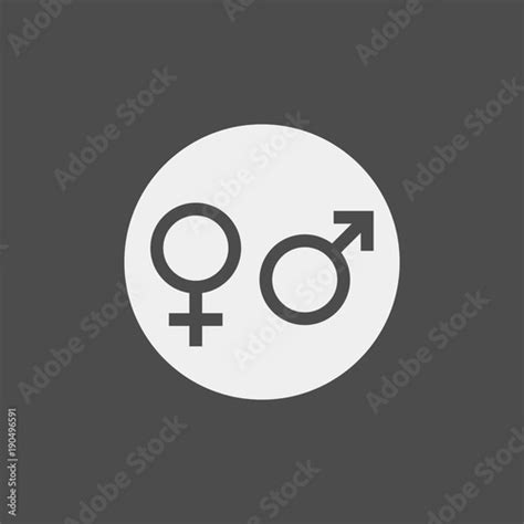 Gender Flat Vector Icon Stock Image And Royalty Free Vector Files On