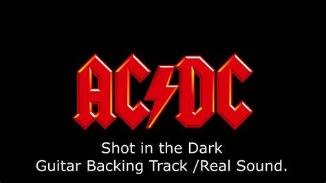 Acdc Shot In The Dark Backing Track For Guitarreal Vocal Youtube