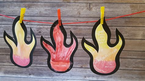 The Fire Of The Holy Spirit A Craft To Support A Lesson