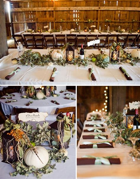 It is the rustic charm filled barnyard wedding ideas that comes with having a barn wedding. Life of a Vintage Lover: Autumn Barn Wedding