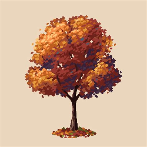 Autumn Tree Rpixelart