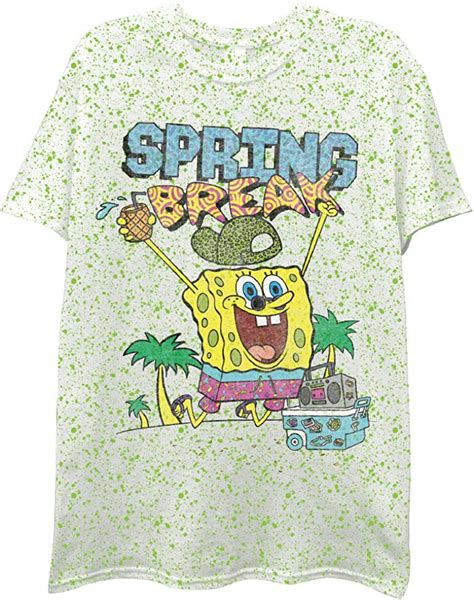 Mens Spongebob Squarepants Shirt Spongebob Tee Classic Swag T Shirt