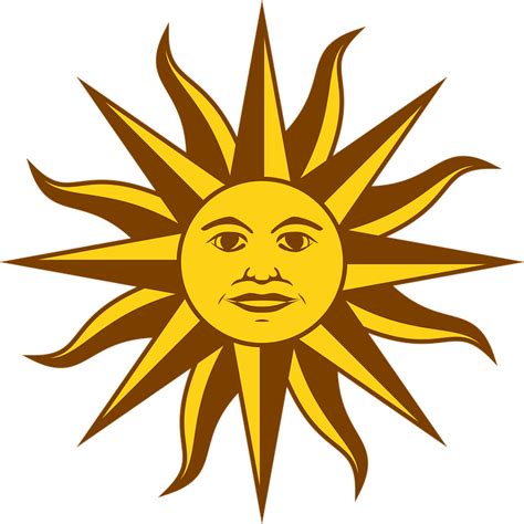 Sun Face Symbol Free Vector Graphic On Pixabay