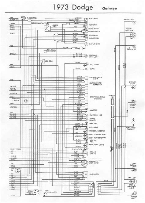 1973 Dodge Challenger Wiring Diagram For Electronic Distributor