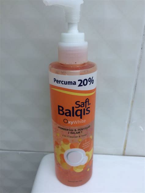 2 responses to pencuci muka (wanita). SAFI BALQIS cleanser reviews