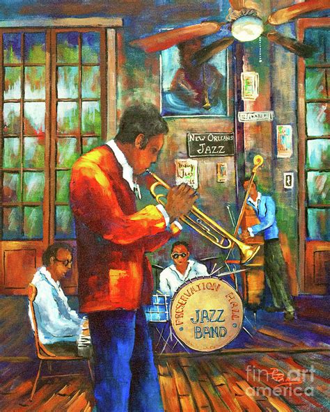 New Orleans Jazz Painting By Dianne Parks Fine Art America