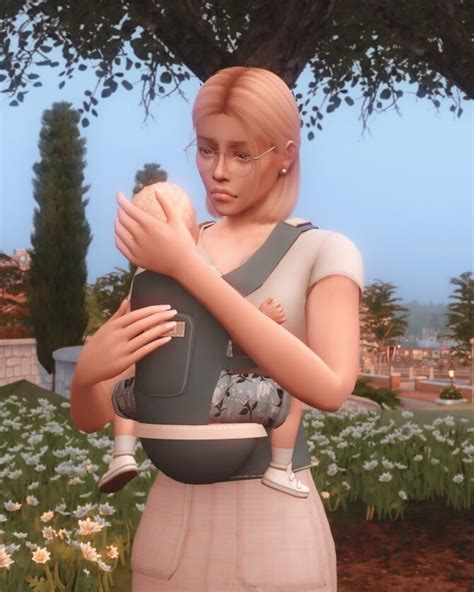Baby Carrier Poses At Katverse Sims Updates