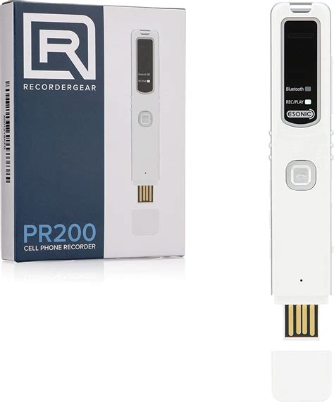 Recordergear Pr200 Bluetooth Cell Phone Call Recording Device Iphone
