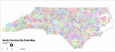Zip Code Map North Carolina – Map Vector