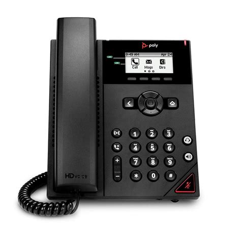 Sip Protocol Support Black Polycom Vvx 150 2 Line Ip Phone At Rs 6500