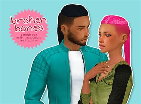 Pin By Grace Persall On Ts4 Hair F Broken Bone Sims 4 Cc Finds Sims