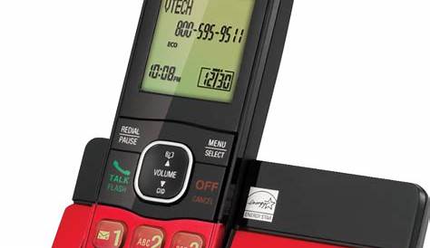 VTech CS5119-16 DECT 6.0 Expandable Cordless Phone System Red CS5119-16