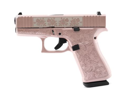 Glock 43x Glocks And Roses Edition 9mm Caliber Pistol For Sale
