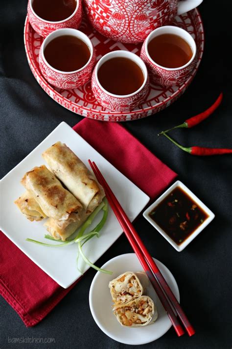 Stuck at home with a broken toe & i am so done with staring longingly outside these spring rolls are baked instead of fried, and loaded with flavorful veggies and antioxidants, so. Baked Chinese Spring Rolls - Healthy World Cuisine Healthy ...