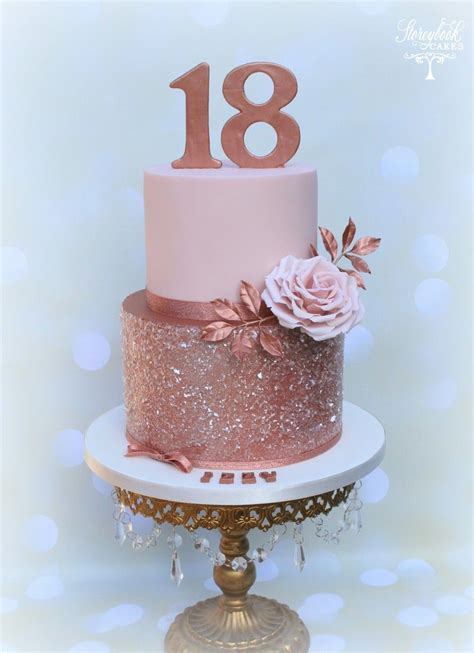 30th Birthday Cake Rose Gold Elenore Martel