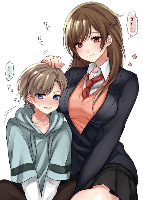 Safebooru 1boy 1girl Absurdres Age Difference Bangs
