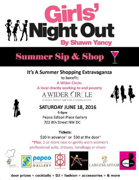 Girls Night Out By Shawn Yancy Summer Sip And Shop 2016