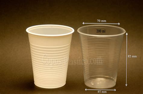 Disposable Cups 200 Ml Plastic