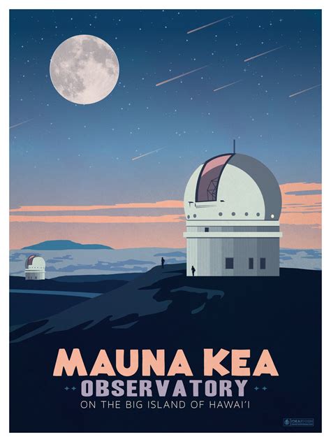 Ideastorm Studio Store — Vintage Mauna Kea Poster