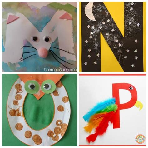 A Z Letter Of The Week Crafts Alphabet Crafts Preschool Alphabet