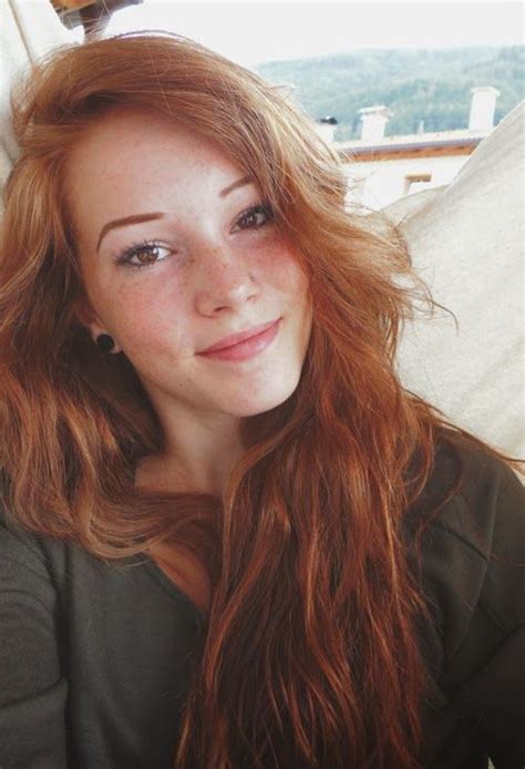 Red Hair Brown Eyes Beautiful Red Hair Red Hair Woman