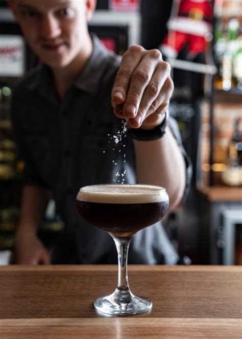 However, that bottle of pinnacle vodka in salted caramel flavor seems to say to me put me in a warm cider recipe. Sea Salted Caramel Espresso Martini - Coffee Cocktail ...