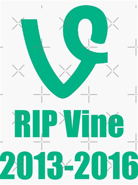 Rip Vine Sticker By Feministpunk Redbubble