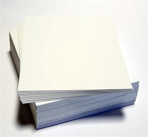 Topseller100 Pack Of 50 Sheets 8x10 Uncut Matboard Mat Boards White